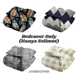 Bed Cover Only - Selimut saja - Bunga - Karakter - Abstrak - UK 150X220 - 200X220 - Ayu Bedcover