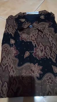 Product Review of Mega Mendung Milo Baju batik pria Tangan panjang katun solo lapis furing by arfabatik67 from j**m 0
