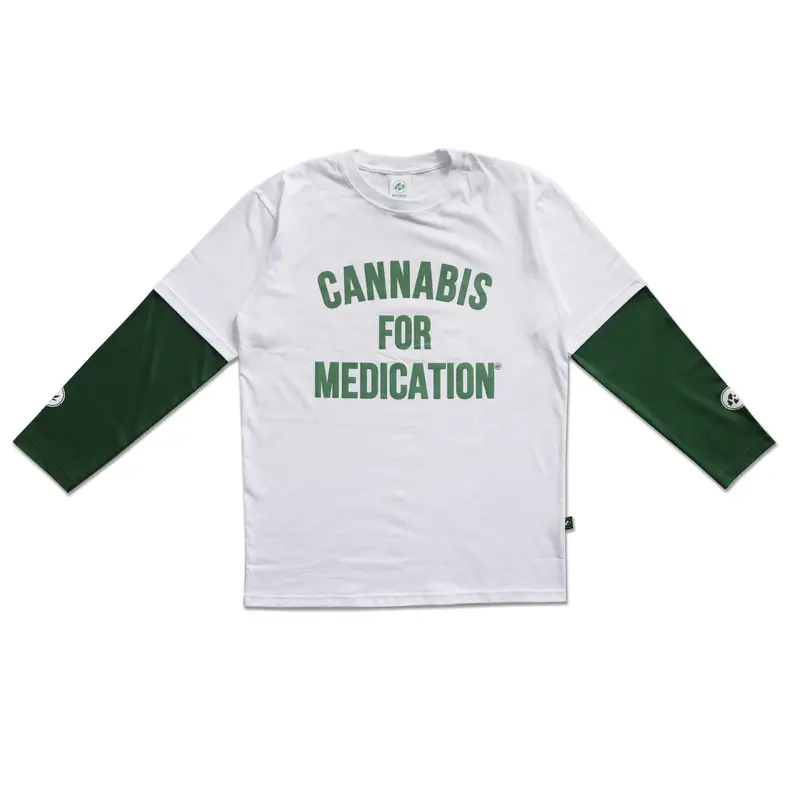Weedan - Cannabis For - Double Layers Long Sleeve Vintage 2