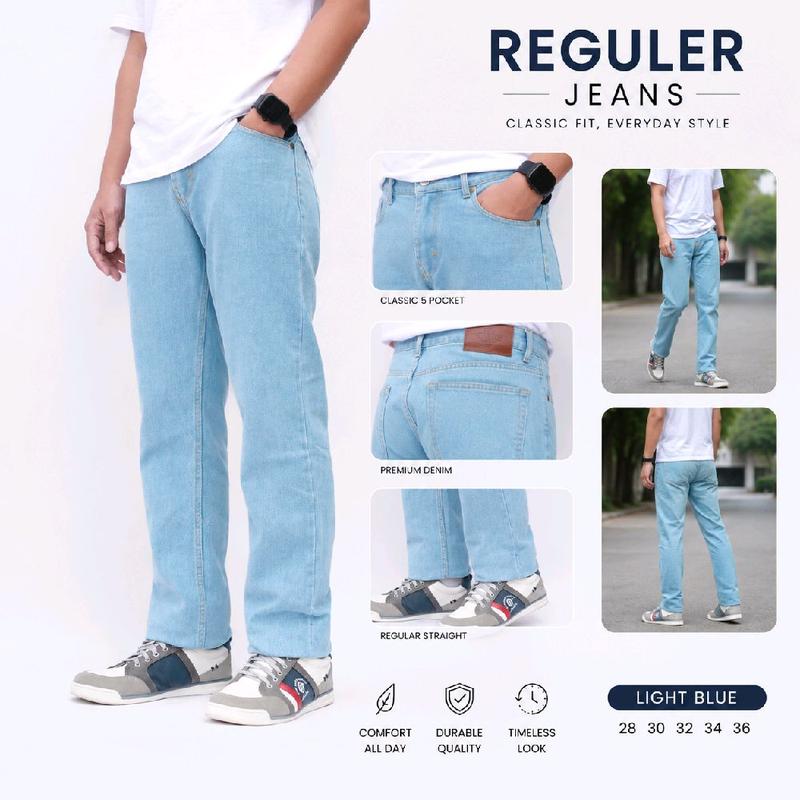 Long jeans regular fit