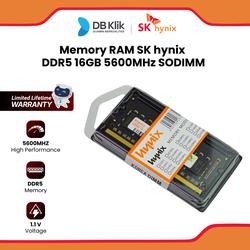 a*6様 SODIMM DDR5 SKhynix 16GB SK-Hynix 16GB 5600MHz DDR5 PC5-44800 Non-ECC CL46 262-Pin SoDimm