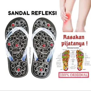 Sendal Untuk Kesehatan Meredakan Asam Urat Rematik - Sandal Refleksi Untuk Kesehatan - Sandal Khusus Pereda Nyeri Kaki Keseleo Encok Anti Slip Sandal Capit Selop Termurah Karet Gak Licin