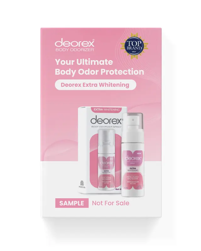 Deorex Mini Size 5Ml - Tidak untuk di jual - Bau Deodorant Ketiak  Antiperspirant. 8