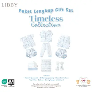 LIBBY Baby Gift Set-Paket Lahiran Bayi-Paket Newborn-Paket Brojol-Paket Baju Bayi Motif Timeless Collection