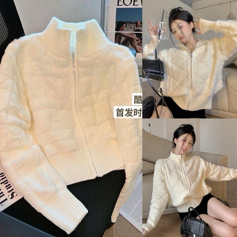 (HÀNG QC LOẠI 1) Áo khoác len cổ cao áo len cardigan hàng Quảng Châu thiết kế ôm body hottrend xu hướng Hàn MIHN SP211