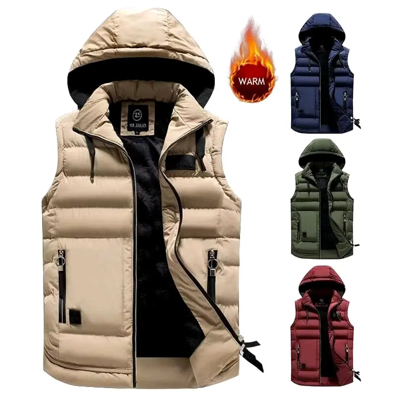 Rompi vest Gelembung FABR210 terbaru anti angin waterproof pelindung dada Tebal 8