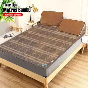 Barito Indo Matras Tikar Bambu Elegan Dekorasi Kamar Ruang Tamu Matras Pelindung Kasur Ukuran 120x200cm | X2C2