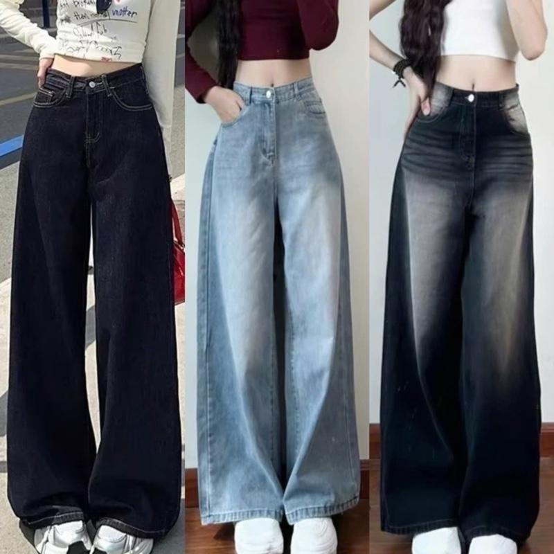   50-100kg  QUẦN SUÔNG JEAN BIGSIZE CHẤT JEAN MỀM KHÔNG DÃN LƯNG CAO TÔN DÁNG CHO NỮ ĐẬU BIGSIZE   Q539 Q540 Q547 Q527 Q533 Q572 J9 Q503 Q544  Đậu 