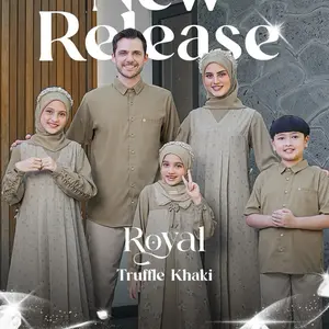 READY SARIMBIT ETHICA ROYAL TRUFFLE KHAKI / GAMIS KAGUMI 267 TRUFFLE KHAKI / KAHFI 384 TRUFFLE KHAKI / SARIMBIT LEBARAN 2026 / SARIMBIT KELUARGA