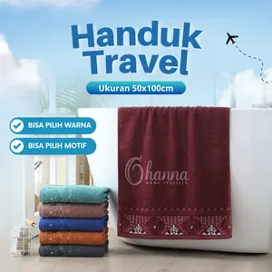 Handuk Kecil Ohanna Katun Travel Ukuran 50x100cm - Sandy Collection