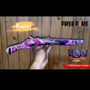 mainan tembakan peluru karet sg rapper