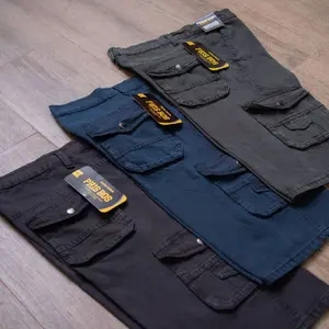 Celana Pendek Cargo Pria Army Loreng PDL UFC Venum Bahan Semi Jeans Denim Size 28-38