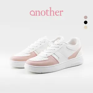 ANOTHER Essentials Sneakers  Shoes Wanita Casual Sport Putih Hitam - Phonix