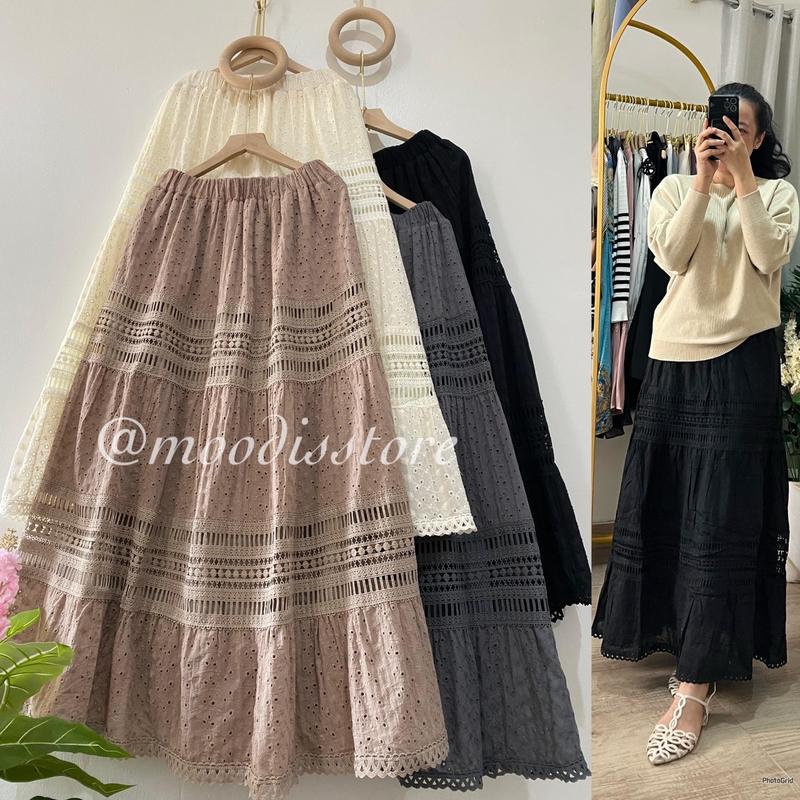 Moodis Bohemian Embroidery Skirt Rok Bordir Bohemian 0