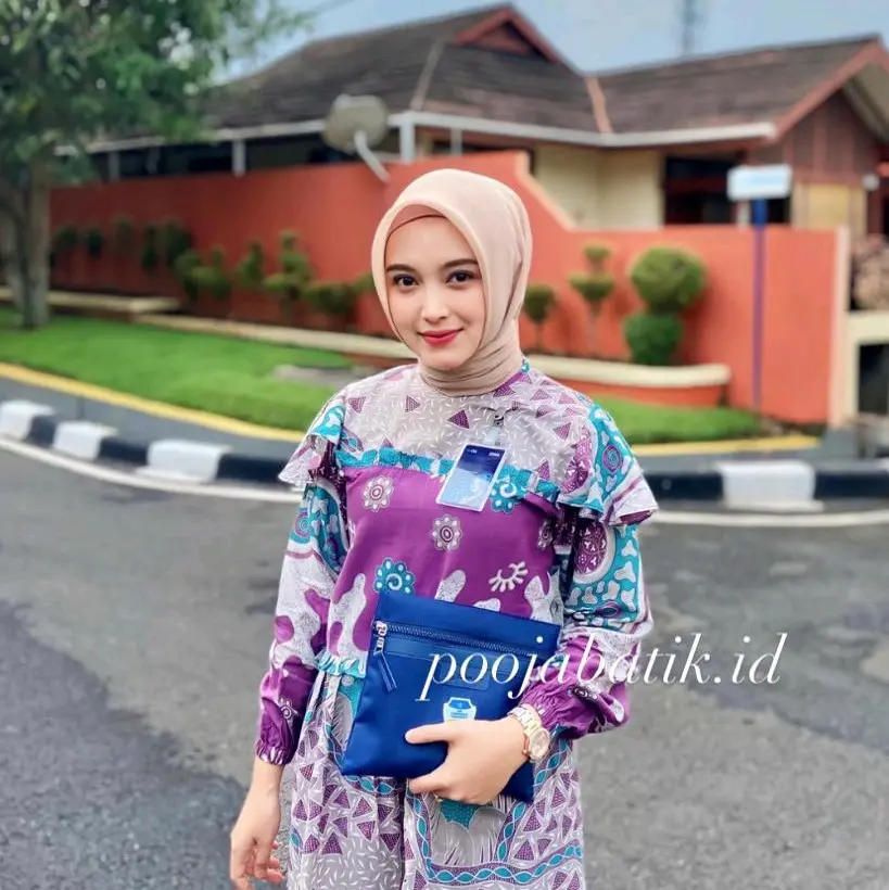 VIIENA BLOUS BAJU BATIK BUSANA WANITA BATIK WANITA