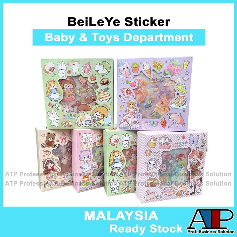 ATP BeiLeYe Sticker 100pcs Waterproof Decorative Stickers Kawaii ...