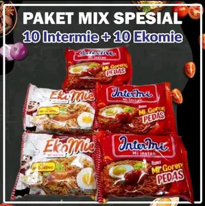 Paket mix 10 intermie dan 10 ekomie