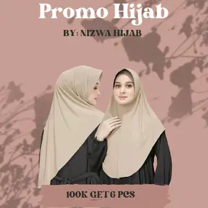 NiZWA /Paket 4 pcs /instan Bergo ped Size XL