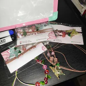 Kalung neckles kupu kupu alam | tema peri | fairy tale | kalung peri |