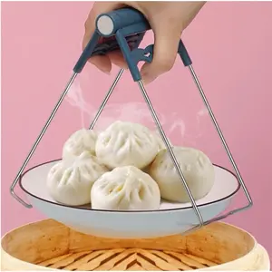 Alat penjepit piring anti panas/Holder panci anti panas/sarung tangan silicon panas