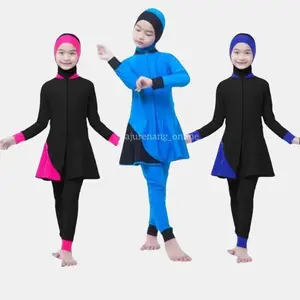 Edora baju renang anak sd muslimah hijab setelan atas bawah kids muslim polos freya nasya  kids Wanita Syari Panjang