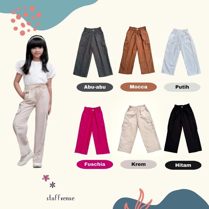Product Introduction of Celana Cargo Anak Perempuan Fashion - Harga 30rb an 2