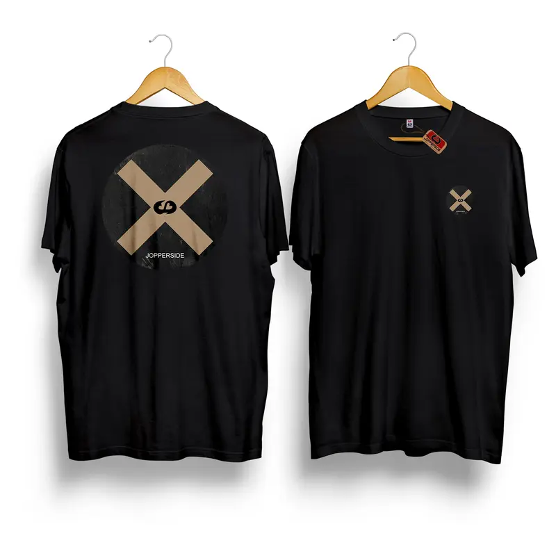 Jopperside kaos pria katun combed original distro premium ts436DB circle x 2