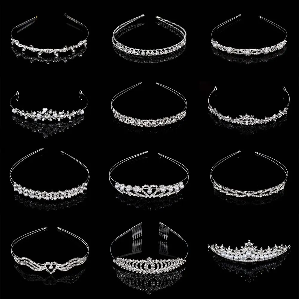 Women Girls   Wedding Party Princess Tiara Crown Headbands Fashion Hair Accessories Headpieces