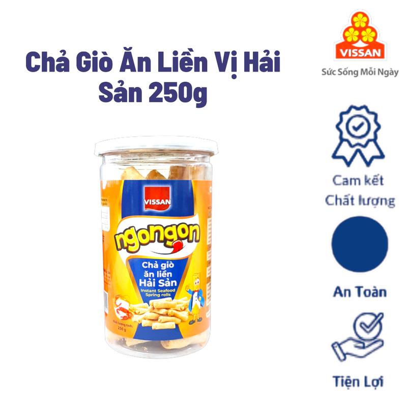  Vissan Chả Giò Ăn Liền Vị Hải Sản Ngon Ngon 250g 
