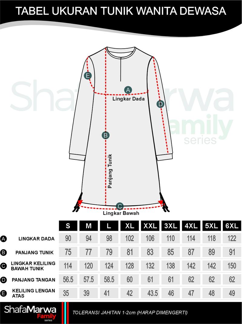 Product Introduction of Shafamarwa Kaos set Couple Keluarga Baju Atasan Tunik Sarimbit Family rekomendasi Lebaran Ayah Ibu Wanita dan Anak Cowok Cewek SM101 Hitam Muslim Pasangan Dewasa Katun 27