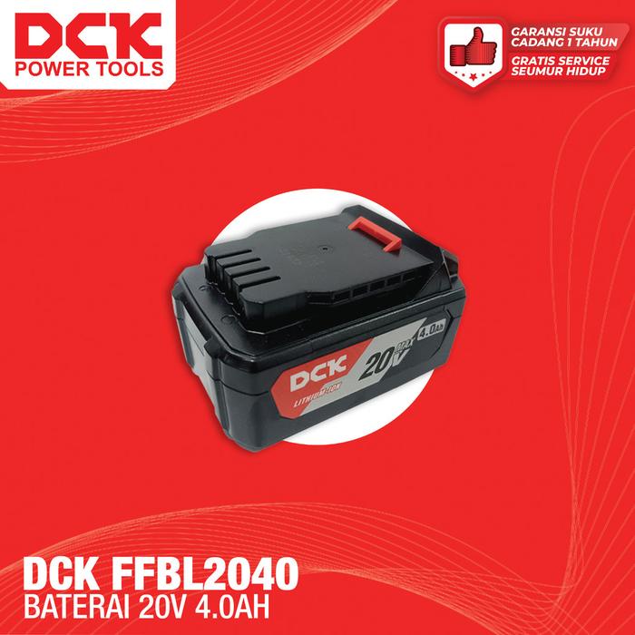 Gambar DCK Battery / Baterai 20 Volt Max 4.0 Ah dari DCK Power Tools Indonesia Kota Administrasi Jakarta Barat Tokopedia