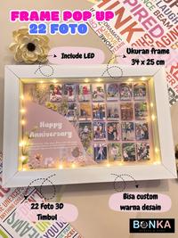 Gambar Frame Pop Up 22 Foto 3D Timbul LED Custom Kado Anniversary Hadiah Pasangan Dekorasi Unik - Pakai LED dari Bonekahandmadesukasuka Kab. Sukoharjo 1 Tokopedia