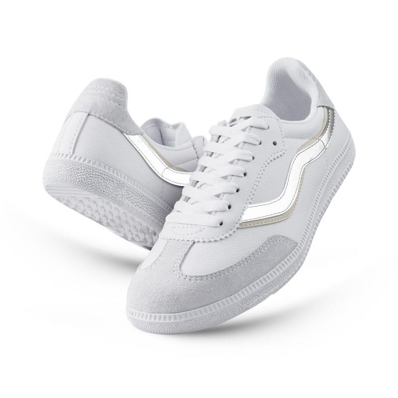 Ventela V23 Low All White Casual Shoes Sneakers TikTok Shop - Main Image