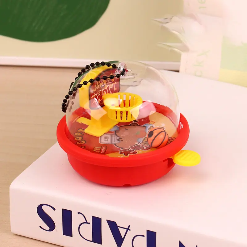 Mặt Dây Chuyền Máy Bóng Rổ, Thiết Kế Máy Phóng Ngón Tay Mini, Mặt Dây Chuyền Đồ Chơi Máy Vòng Sáng Tạo, Quà Tặng, Mặt Dây Chuyền 5