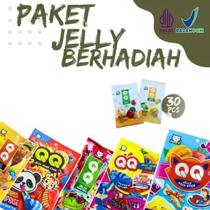 TERBARU PAKET JELLY AGAR 30 PCS BERHADIAH MAINAN ANAK-ANAK ISI JELLY DI LENGKAPI DENGAN HADIAH MAINAN DALAM 1 KEMASAN HALAL BPOM SNACK VIRAL TERBARU