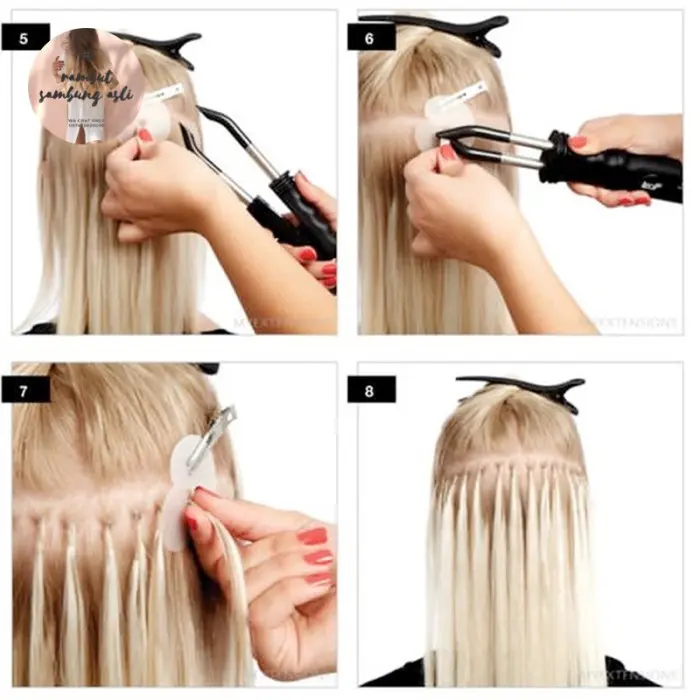 Pelindung Lem Keratin Tip Hair Extension Pelindung Panas Termurah