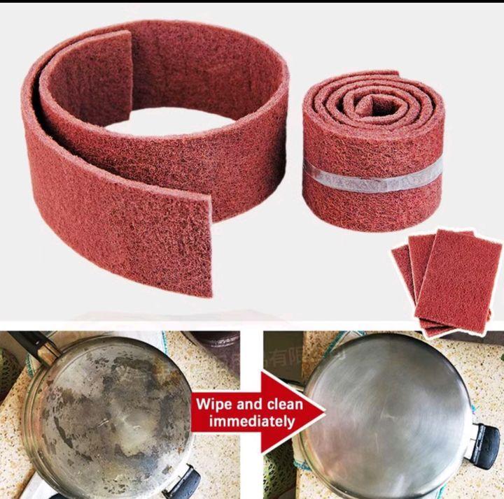 Product Introduction of Miếng Cọ Đa Năng 100cm Rửa Nhà Bếp, Vải Lau Đa Năng, Dày Dặn, Miếng Cọ Rửa Loại Bỏ Gi Sét, Cho xoong nồi... 31