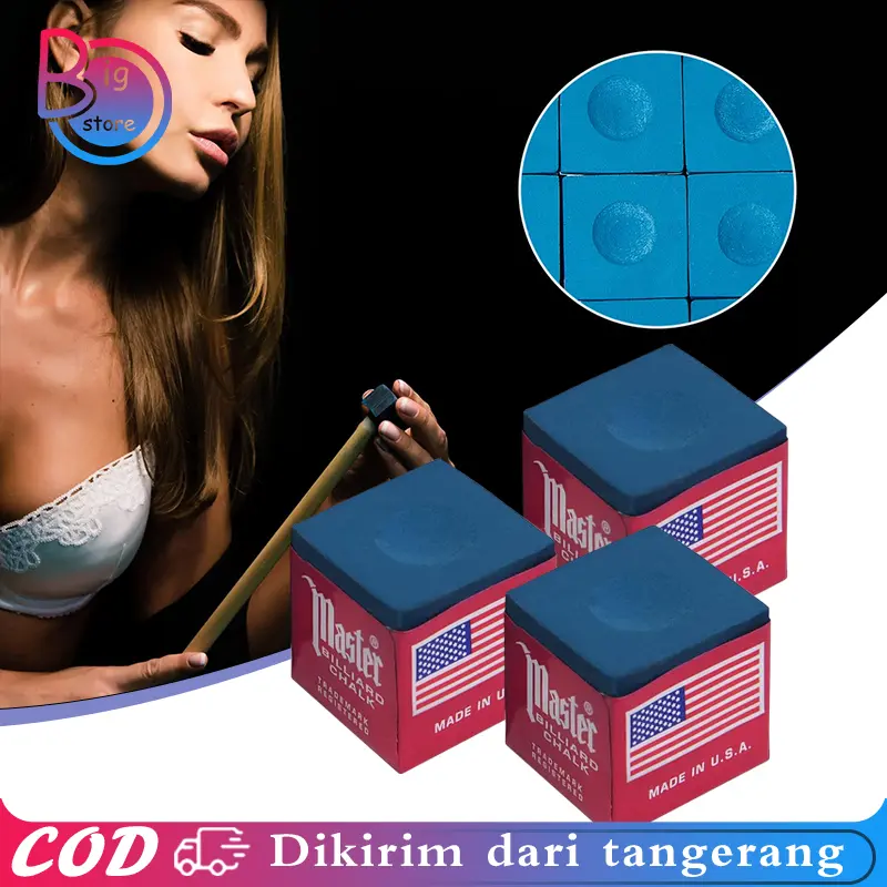 12cps Chalk Premium Billiard Kapur Biliar Billiard Cuk Bilyard Chalk Billiard Original