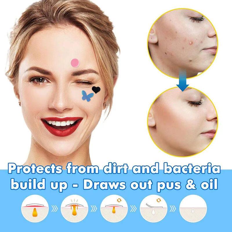 COD Acne Patch Jerawat Hologram Transparan Bening Tahan Air Sakura Butterfly Kupu Kupu Star Love 3