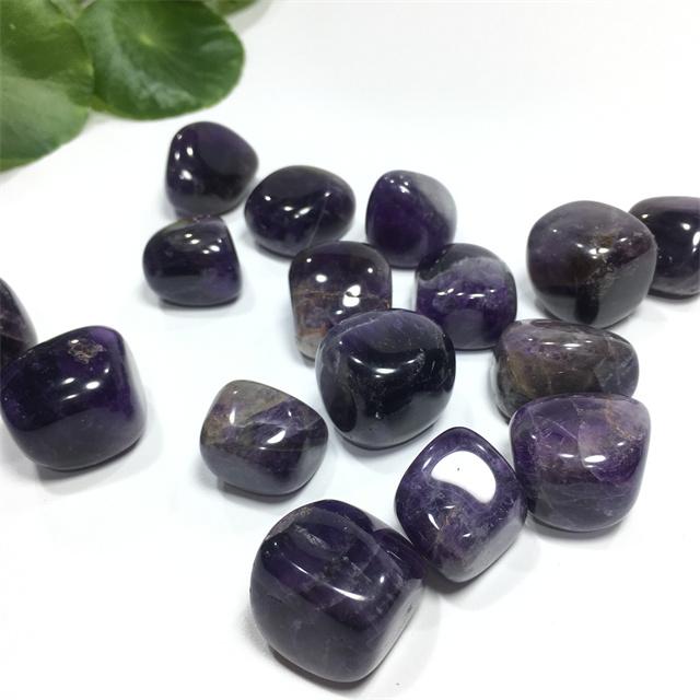 dream amethyst tumble stone for home decoration one pcs 30g 4