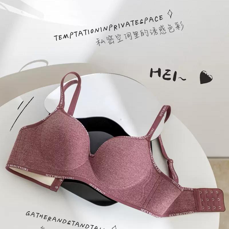 Comfort Bra Wanita Nyaman 4 PCS BH/BRA WANITA NYAMAN 911 Bra Tanpa Jahitan Kawat Busa Tebal Size 34-42 Cup A/B Tipis