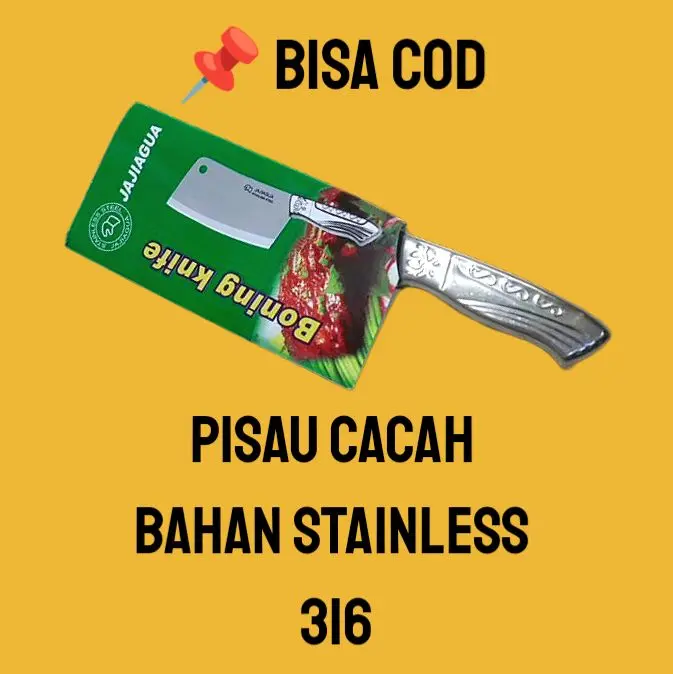 Pisau Dapur Multifungsi Stainless Steel Merk JAJIAGUA UKURAN 316 - Alat, Putih