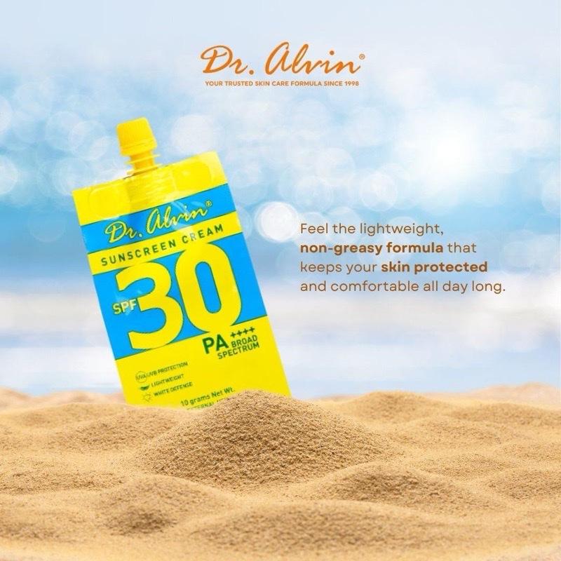 Product Introduction of DR ALVIN SUNCREEN CREAM SPF 30 0