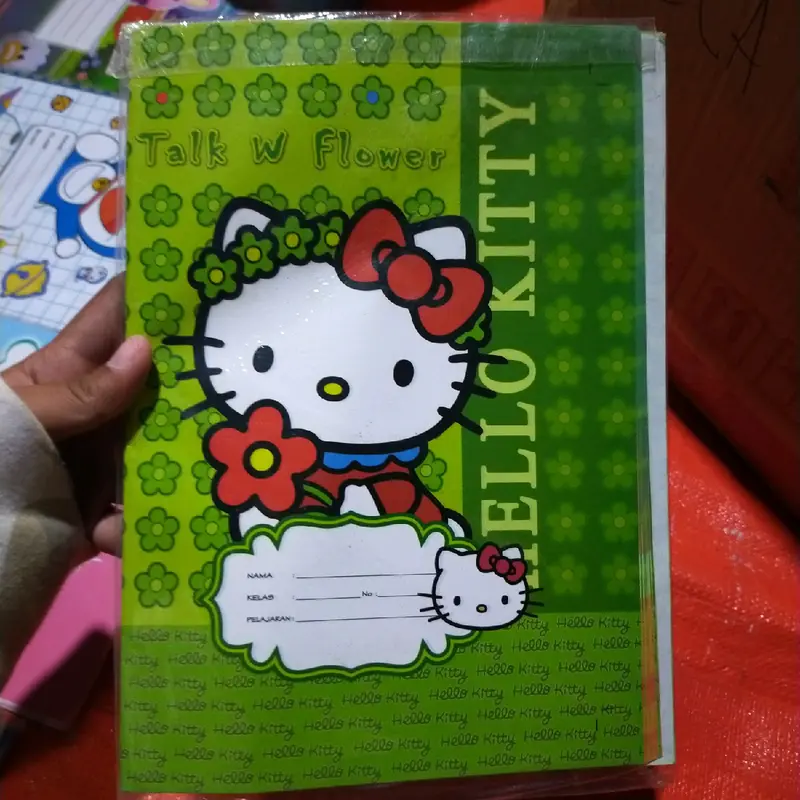 Sampul buku tulis karakter Doraemon, Kuda pony, Spiderman, Frozen, Bt21 Sidu 3