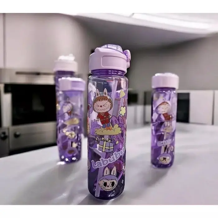 BOTOL MINUM TRANSPARAN LABUBU/CAPYBARA 900ML 0