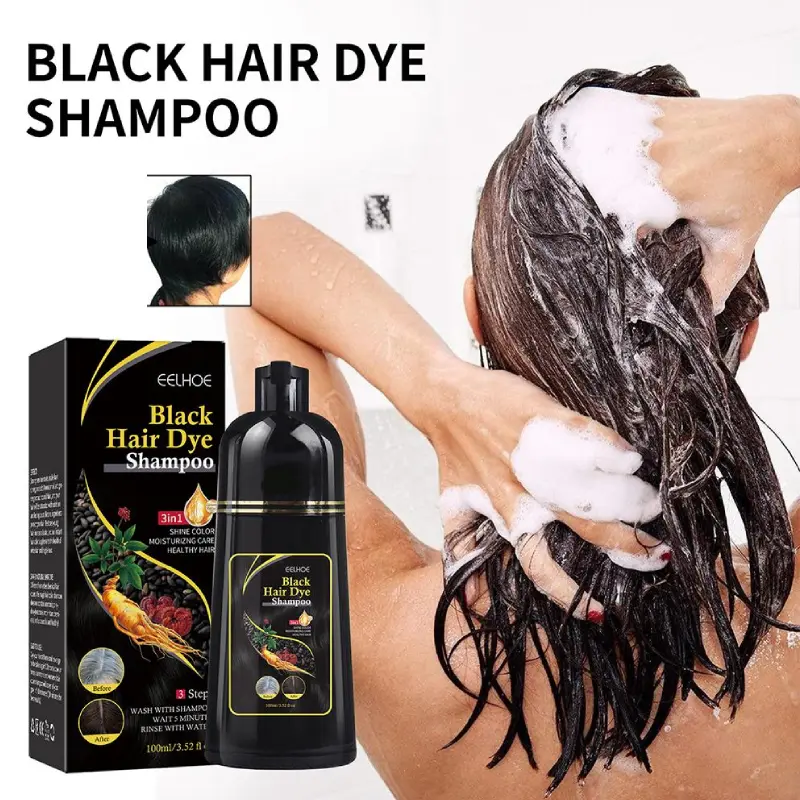 Mild Non-irritating Hair Dyeing Shampoo Hair Blackening Shampoo For Men And Women