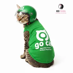 Baju Kucing Lucu Tema GoCat – Outfit Anabul Parodi Driver Gokil
