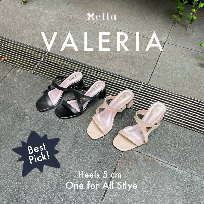 Xella Valeria Heels Wanita 5cm Hak Wanita