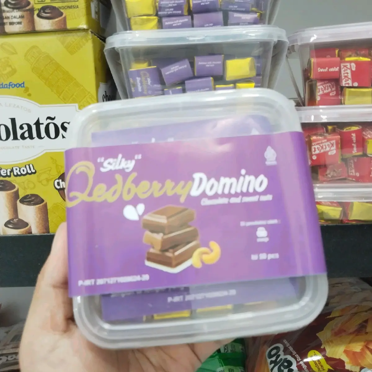 Silky Qedberry Domino 50pcs 1box