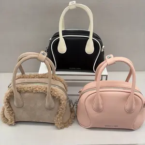 Nelly Bowling Bag - Light Pink Tas Tangan Wanita Elegan dengan Desain Modern dan Nyaman untuk Harian